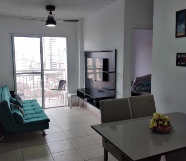 Vila Assuncao Apartamento | Lindo Apartamento Novo Praia Grande Ocian 50 Metros da Praia