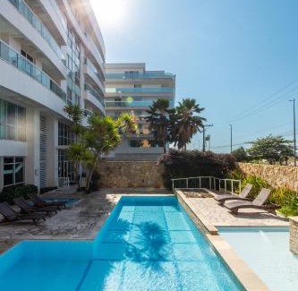 Algodoal Apartamento | Lindo Apto, Prédio beira mar com Piscina e Hidro