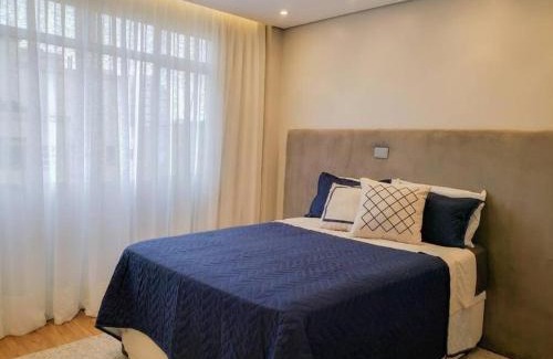 Santos Apartamento | Lindo e Moderno na praia do Gonzaga com ar