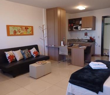 Smin Apartamento | Lindo Flat em resort silencioso e aconchegante