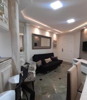 Gonzaga Apartamento | Lindo Flat no Edifício Cosmopolitan, com GARAGEM e PISCINA
