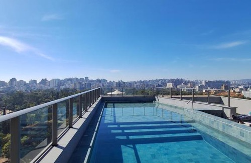 Cidade Baixa Apartamento | Lindo Studio NOVO no JP Redenção - Rofftop com vista espetacular