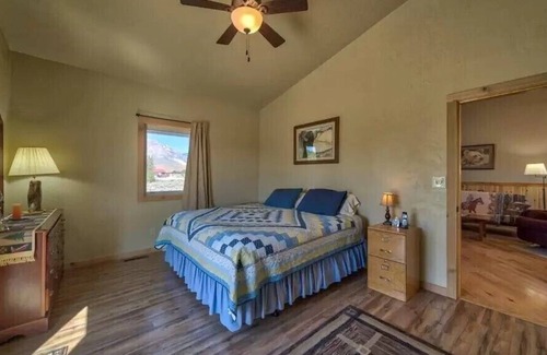 Clark Casa | Little Rocky Creek Cabin, modern amenities/wide-open Wyoming countryside/beautiful mountain views