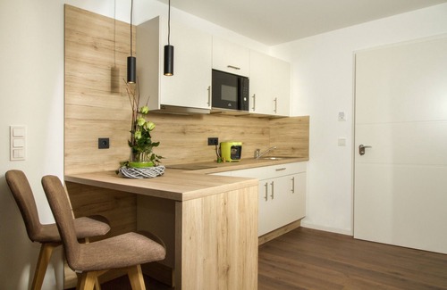 Rudelzhausen Apartamento | Living Hallertau