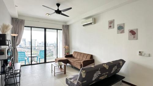Tanjung Tokong Apartamento | LM HomeyC 3BR Family Suite for 4-14 Pax with Nexflix & Coway Water Purifier