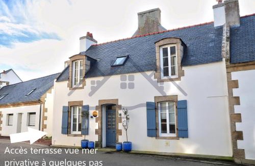 Treffiagat Casa | LocaLise - M4 - Ty Gwenn - La maison à la pointe de Lechiagat - Accès à deux pas d'une terrasse vue mer privative - Wifi inclus - Draps inclus - Animaux bienvenus