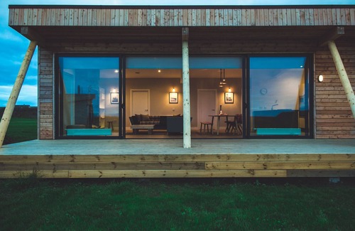 John O'Groats Casa | Lodge 16 - 3 camas con vistas al mar - un juan o'groat con capacidad para 6 personas en 3 habitaciones