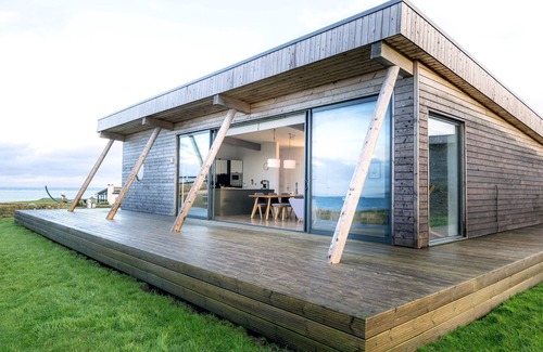 John O'Groats Cabaña | Lodge 17 - Vista al mar de 3 camas - un juan o'groat con capacidad para 6 personas en 3 habitaciones
