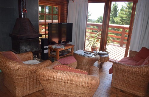 Algarrobo Cabina | lodge con piscina privada, parcela de campo.