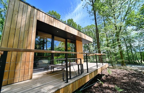 Oignies-en-Thierache Casa | Lodge en el bosque de Oignies ecológico