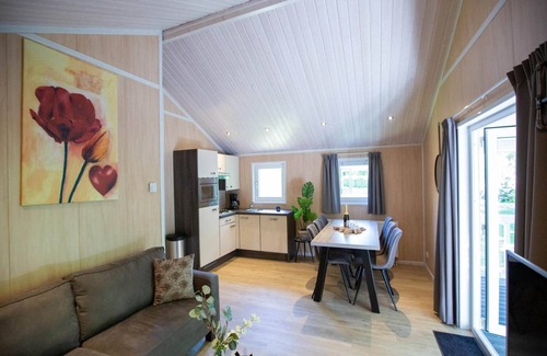 Oirschot Chalet De Esquí | Lodge en Brabante con terraza cubierta