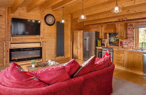 Craven Arms Cabaña | Lodge en Shropshire con jacuzzi privado