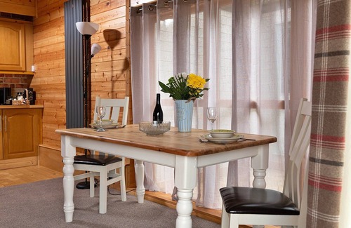 Craven Arms Cabaña | Lodge en Shropshire con jacuzzi privado