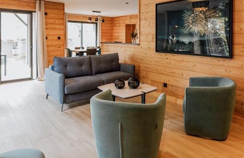 Le Chambon-sur-Lignon Casa | Lodge luxe au golf avec bain à remous, piscine, salles de sport et bien-être, jeux pour tous âges - FR-1-582-371