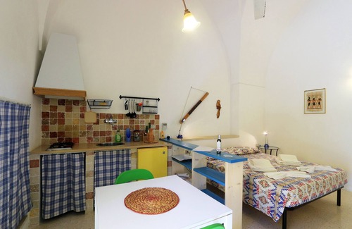 Presicce Apartamento | Scirocco Lodge por 2 p con cocina, en Masseria con piscina en Salento
