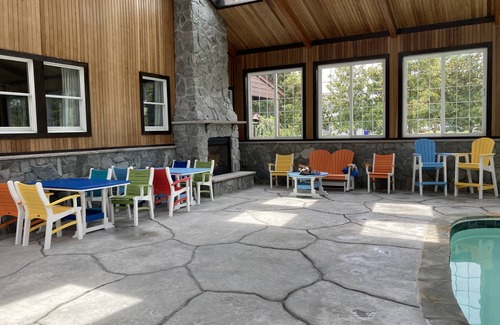 Ocean View Casa | Lodge style home w/ INDOOR pool/spa, 2 miles to the beach, onsite canal access