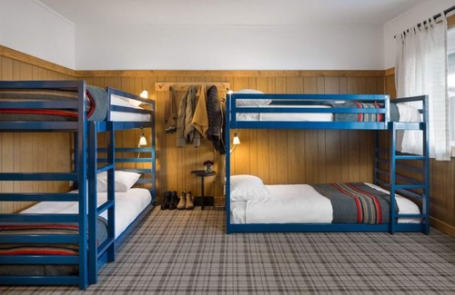 Jackson Hotel | Lodge-Style Property with Relaxing All-Season Pool, Hot Tubs, Outdoor Fire Pits!