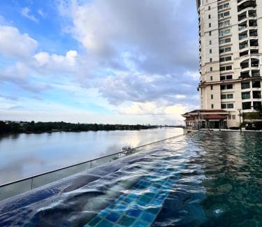 Kuching Apartamento | LoFF Suite 2 Bedroom at Kuching Riverine Resort