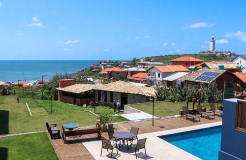 Laguna Apartamento | Loft 207 com vista para a piscina e Farol