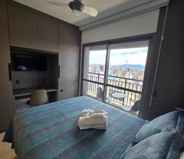 Vila Buarque Apartamento | LOFT a 5 MIN DO METRÔ MOBILIADO