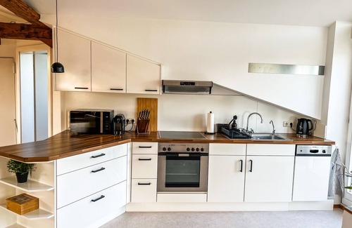 Prien am Chiemsee Apartamento | Loft apartement in the heart of Prien am Chiemsee * SmartTV * Washer-dryer*100m²