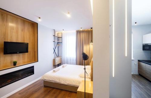 Lviv City Center Apartamento | Loft apartment in old Lviv AC Fireplace