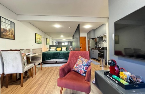 Vila Iara Apartamento | Loft cama Kingsize 3min centro turístico