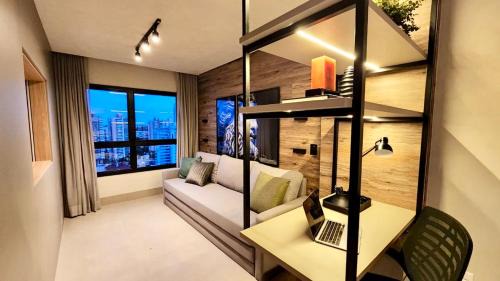 Santa Fe Apartamento | Loft de Luxo c/Home Office ao lado Shopping CG.