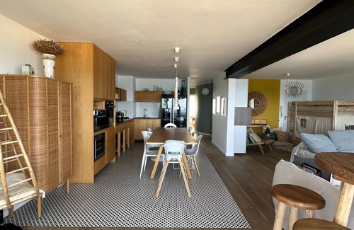 Mediterranee Apartamento | Loft de Standing Face à la Mer-traversant-vue 360° à Canet en Roussillon