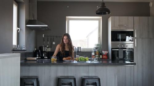 Maisieres Apartamento | Loft en Duplex avec terrasse 3 chambres proche Pairi Daiza