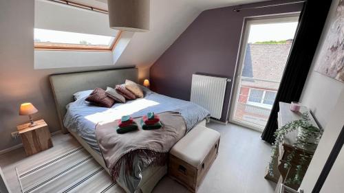 Maisieres Apartamento | Loft en Duplex avec terrasse 3 chambres proche Pairi Daiza