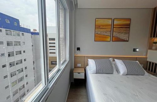 Gonzaga Apartamento | Loft Executivo Moderno com Garagem - Coração do Gonzaga