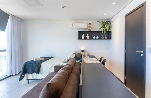 Barra de Jangada Apartamento | Beachfront Loft | River View | Pool & Sauna