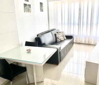 Pioneiros Apartamento | Loft Internacional Residence c linda vista do mar