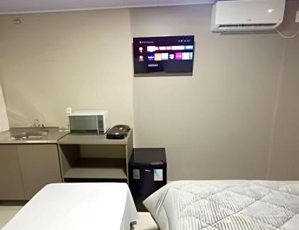 Centro Apartamento | Loft Lux 4 (Smart TV, Ar condicionado, Cozinha.)