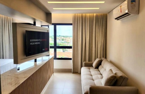 Santa Fe Apartamento | Loft Luxuoso e Confortável ao lado do Shopping CG.