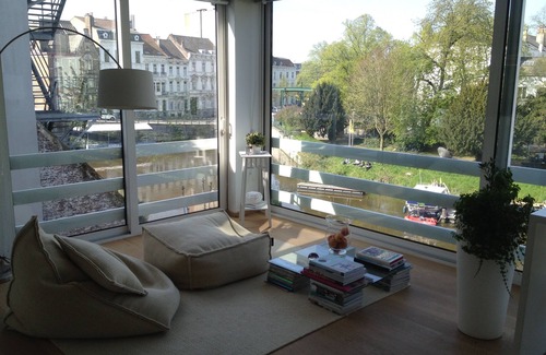 Kunstenkwartier Apartamento | Loft con vista única de Gante y el Lys, en el corazón de la ciudad
