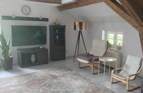 Oberdorla Apartamento | Loftartiges Wohnen mit 4 separaten Schlafbereichen
