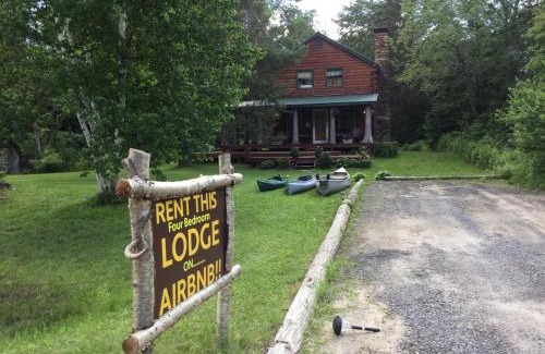 Caroga Lake Casa | Log Cabin Adirondack Lodge on State Trail System