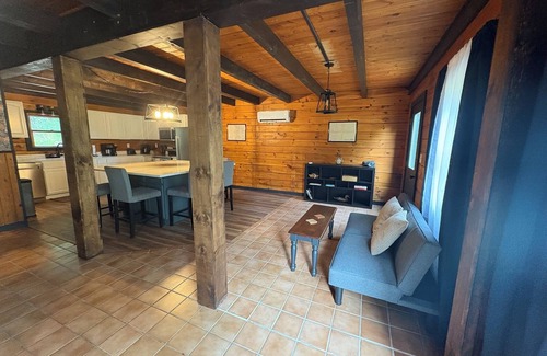 Orrtanna Cabina | Log Cabin Hideaway - off Route 30 - Game Room - Sleeps 10