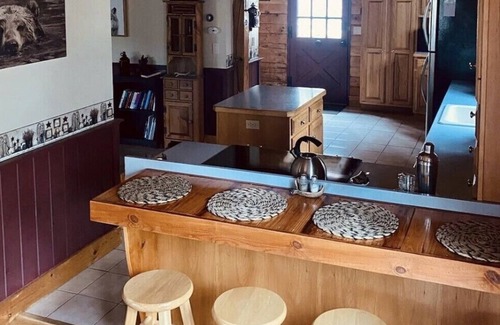 Pilot Knob Cabina | Log Cabin min to Lake George- fire pit, kayak, grill, games