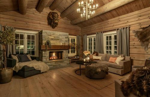 Veggli Casa | Log Cabin Near Historic Senhovd