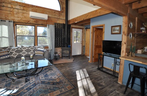 Young Cabina | Log cabin on 2.5 private wooded acres! Bring your horses & ATV's. Hunt area 23
