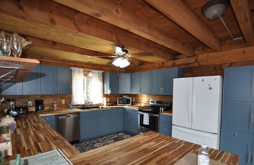 Young Cabina | Log cabin on 2.5 private wooded acres! Bring your horses & ATV's. Hunt area 23