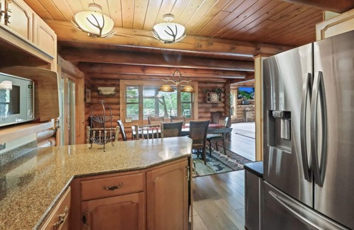 St Germain Casa | Log Cabin on Lake on 3 Acres of Total Seclusion