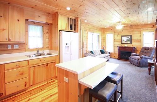 Sequatchie Cabina | Sewanee Creek Log Cabin en la espectacular cascada de montaña