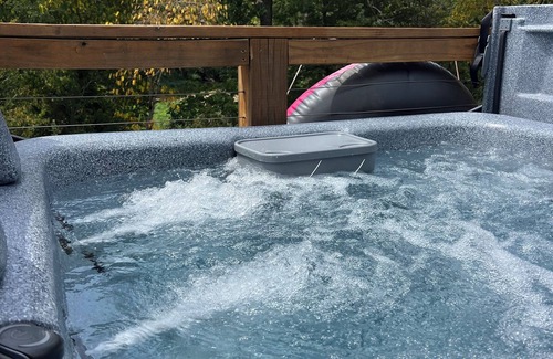 West Siloam Springs Cabina | Log Cabin on the waterfall