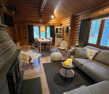Yllasjarvi Chalet De Esquí | Log Chalet, in Ylläs woods, 400m to restaurants