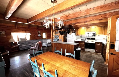 Canton Cabina | Log Home near Beautiful Lake Logan