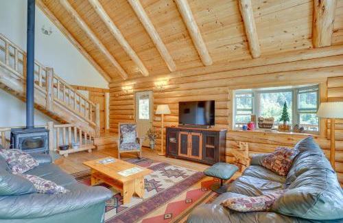 McCloud Casa | Log Home on 60 Private Acres By Mt Shasta Ski Park